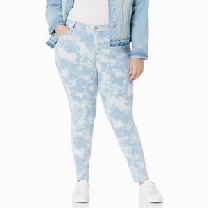 SKINNYGIRL Paul Cloud Dancer Jeans PLUS SIZE 22W Discharge Blue Denim Pants NWT